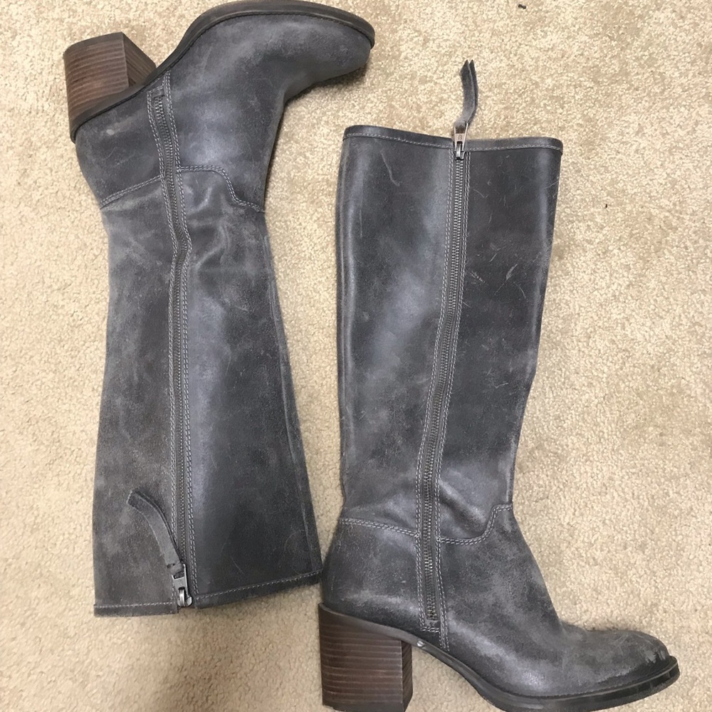 leather boots